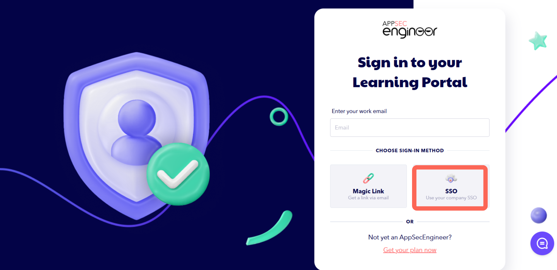 How to login with SSO in AppSecEngineer